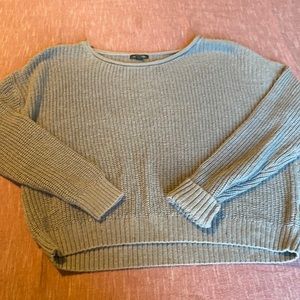 Cropped knit sweater